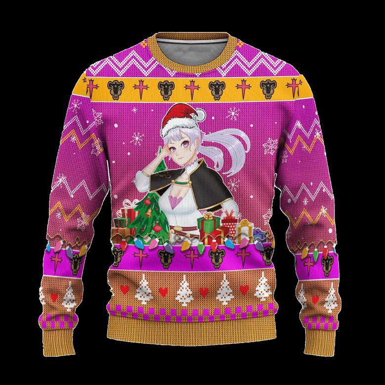 Noelle Silva Anime Ugly Christmas Sweatshirt Black Clover Xmas Gift