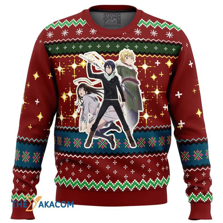 Noragami Custom Gift For Fan Anime Christmas Ugly Sweater