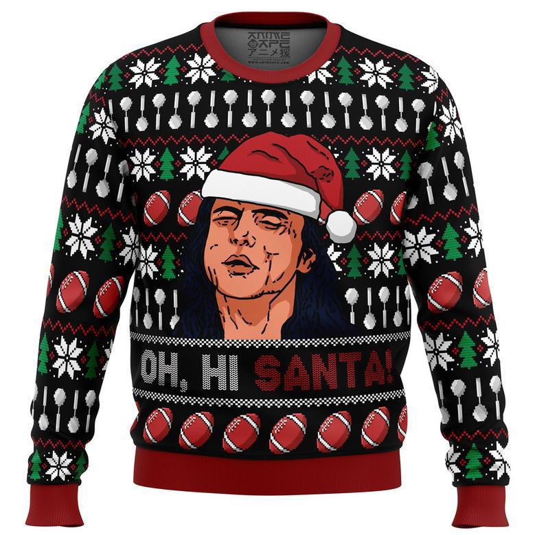 Oh Hi Santa The Room Ugly Christmas Sweater