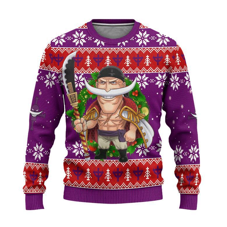 One Piece Anime Edward Newgate Ugly Sweater Gifts