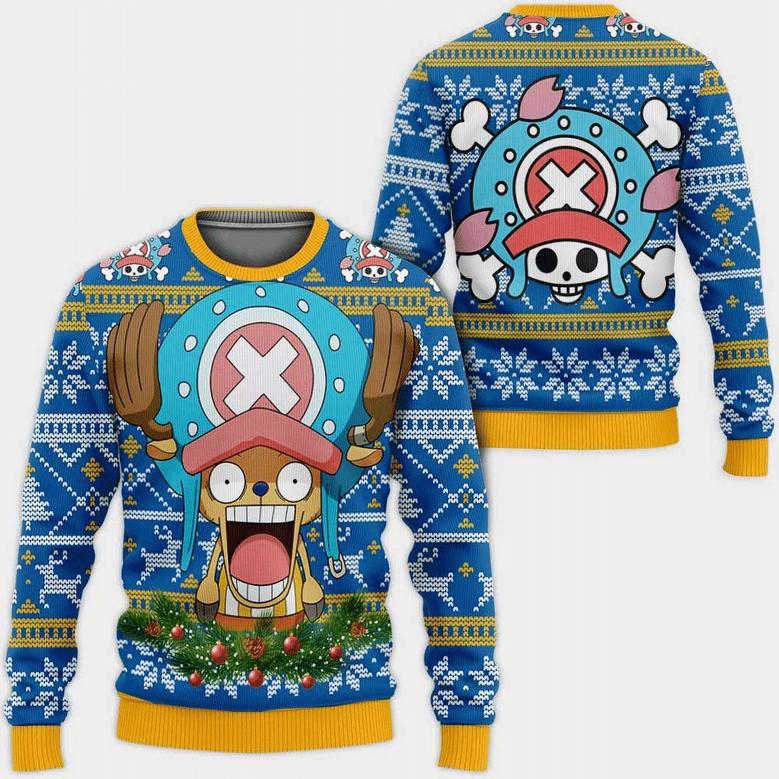 One Piece Anime Tony Tony Chopper Ugly Sweater