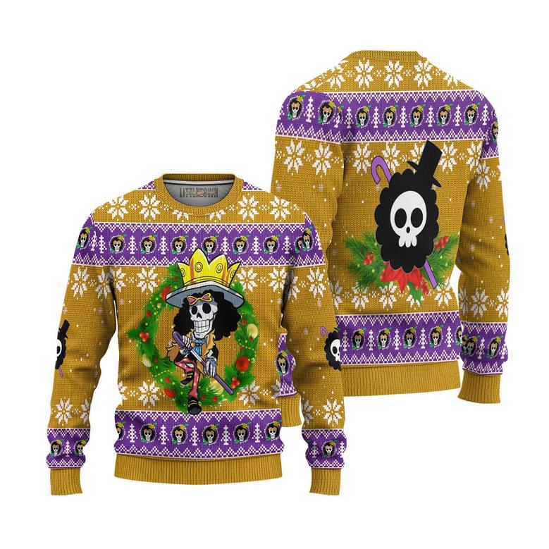 One Piece Brook Ugly Christmas Sweater