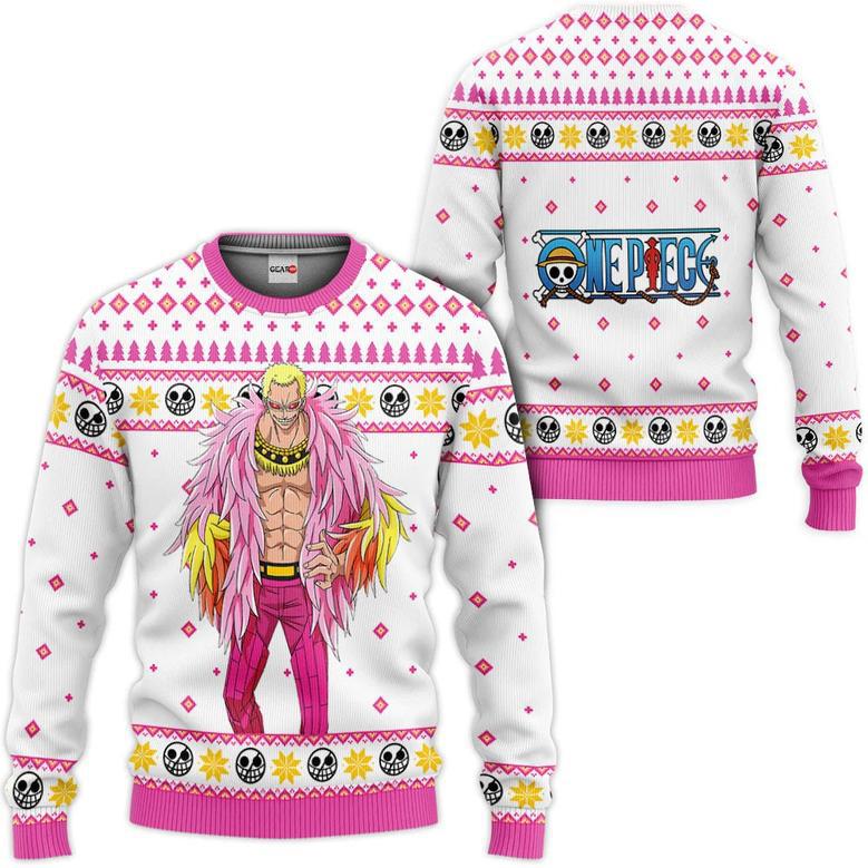 One Piece Donquixote Doflamingo Custom Anime Ugly Christmas Sweater