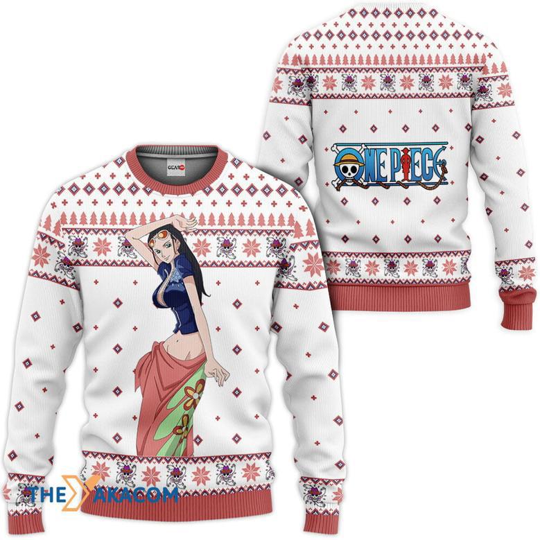 One Piece Nico Robin Custom Gift For Fan Anime Christmas Ugly Sweater