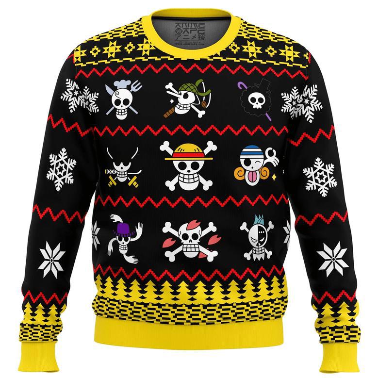 One Piece One Piece Flags Ugly Christmas Sweater