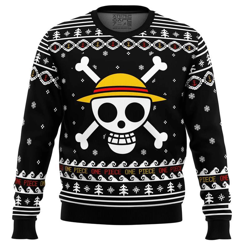 One Piece Straw Hat Pirates Christmas Ugly Christmas Sweater