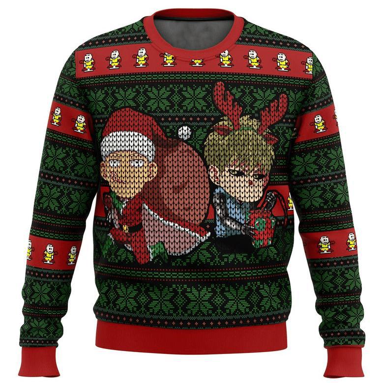 One Punch Man Anime Ugly Sweater Gifts