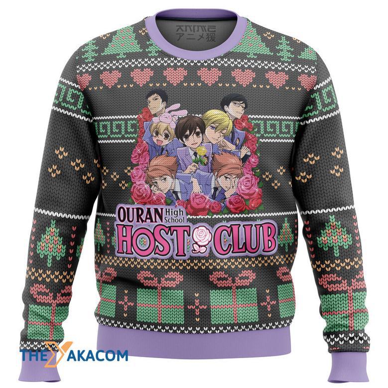 Ouran High School Alt Gift For Fan Anime Christmas Ugly Sweater