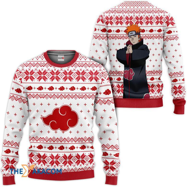 Pain Custom Gift For Fan Anime Christmas Ugly Sweater