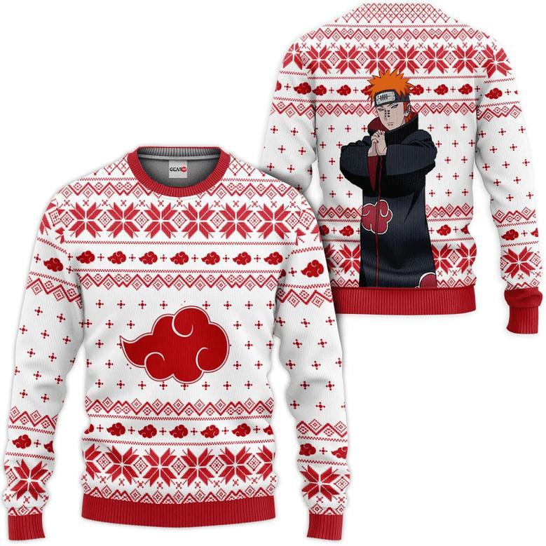 Pain Ugly Christmas Sweater Custom For Anime Fans