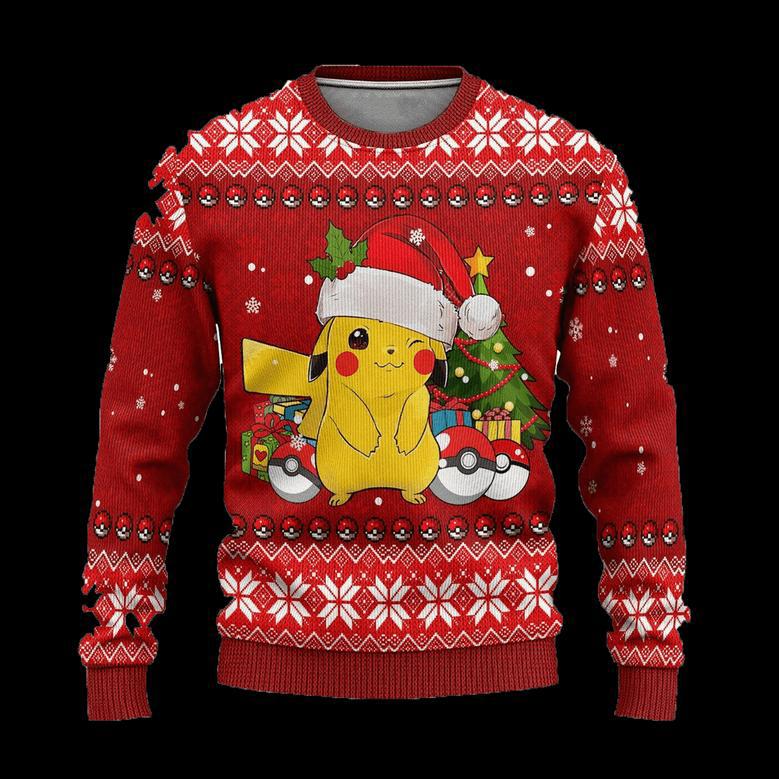 Pikachu Pokemon Anime Ugly Christmas Sweatshirt