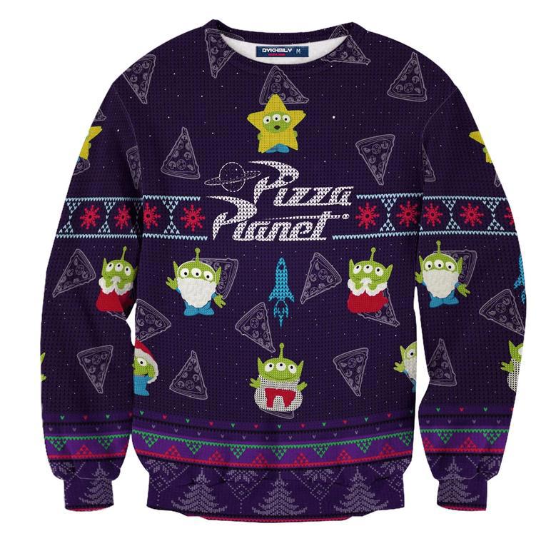 Pizza Planet Unisex Wool Sweater