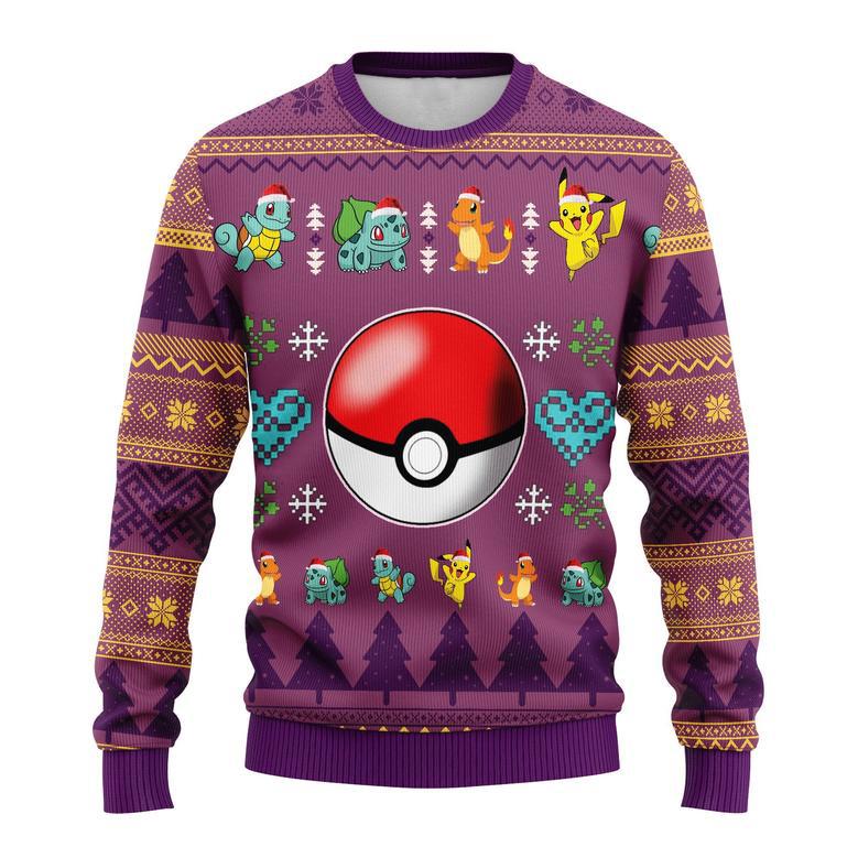 Pokemon Anime Ball Ugly Sweater