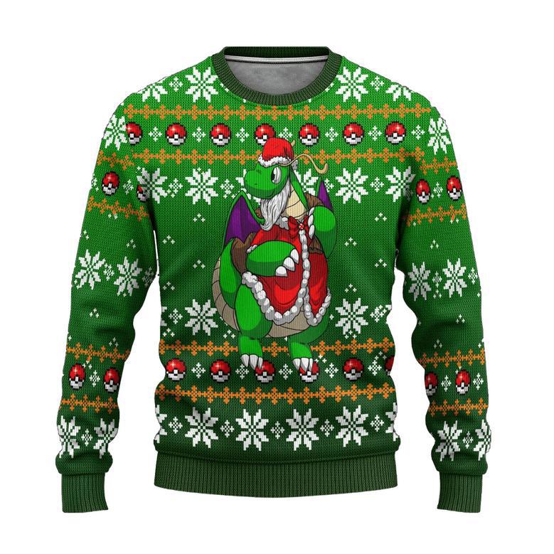 Pokemon Anime Dragonite Ugly Sweater Gifts