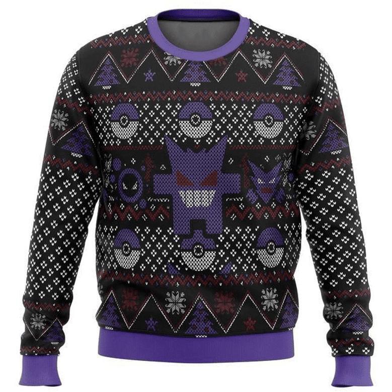 Pokemon Anime Gengar Ugly Sweater