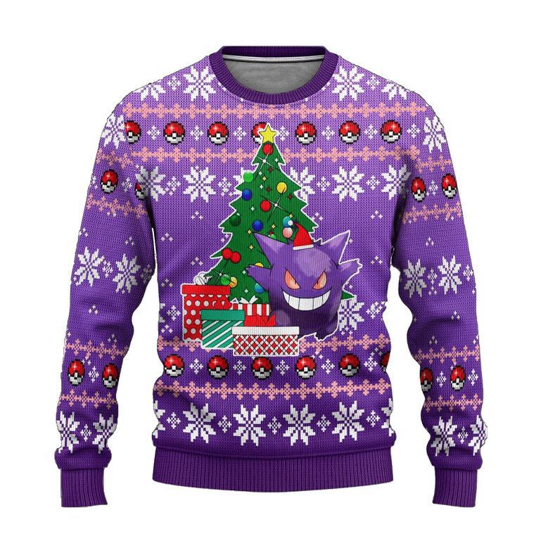 Pokemon Anime Gengar Ugly Sweater