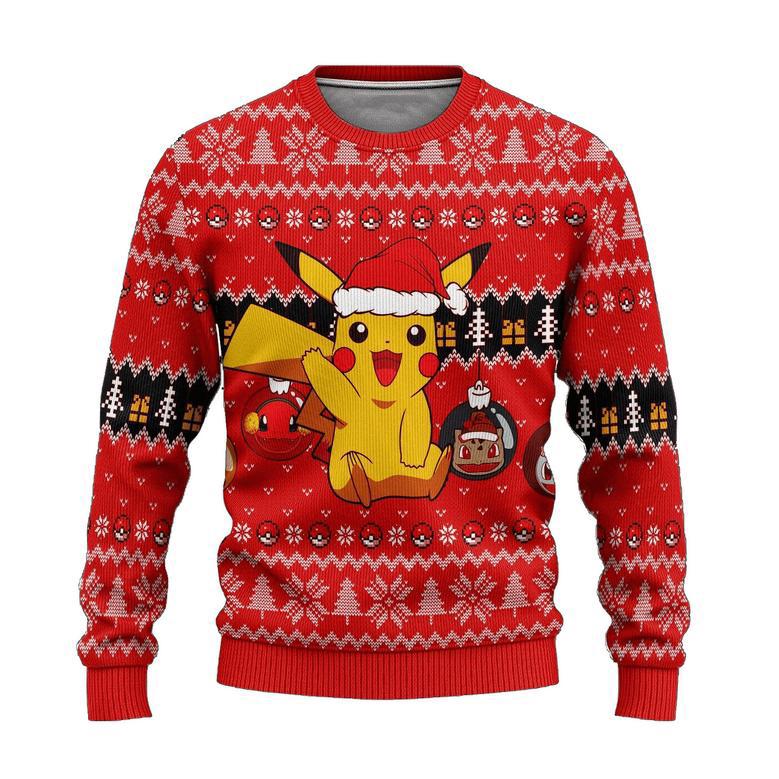 Pokemon Anime Pikachu Ugly Sweater Gifts