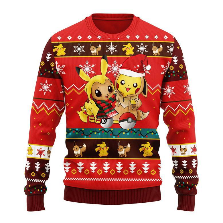 Pokemon Anime Pikachu Ugly Sweater Gifts