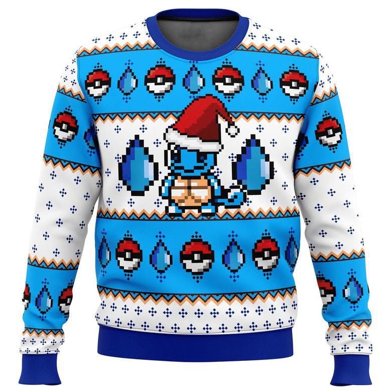 Pokemon Anime Squirtle Ugly Sweater Gifts