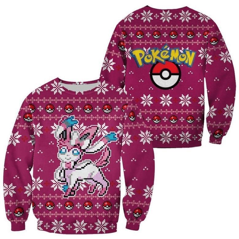 Pokemon Anime Sylveon Ugly Sweater