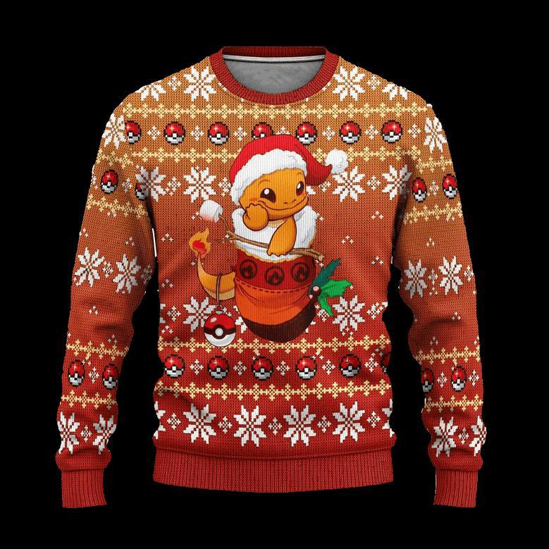 Pokemon Charizard Anime Ugly Christmas Sweater Xmas Gift