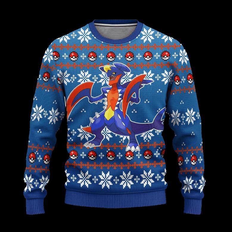 Pokemon Garchomp Anime Ugly Christmas Sweater Xmas Gift