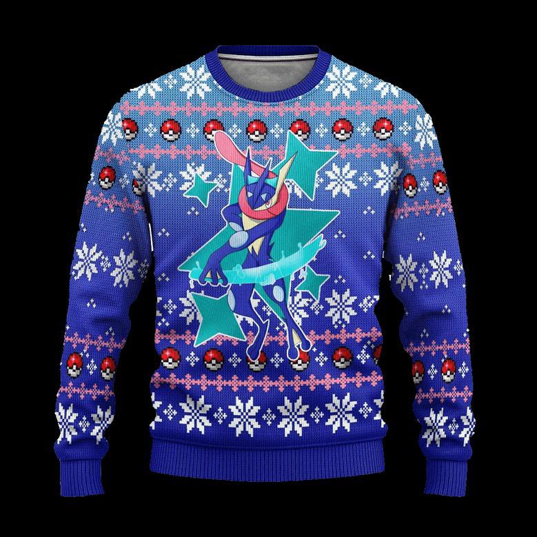 Pokemon Greninja Anime Ugly Christmas Sweatshirt Xmas Gift