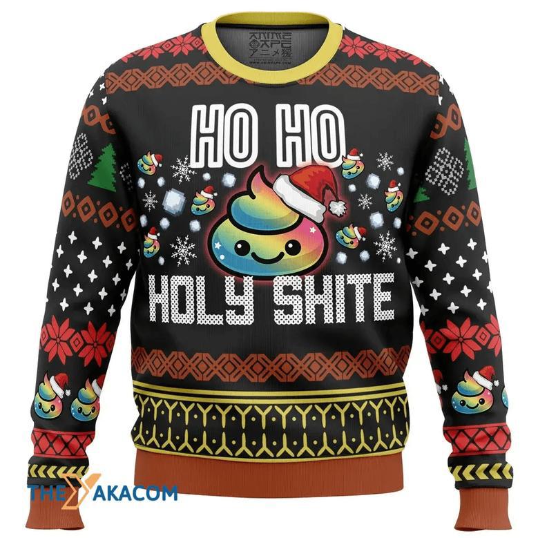 Poop Custom Gift For Fan Anime Christmas Ugly Sweater