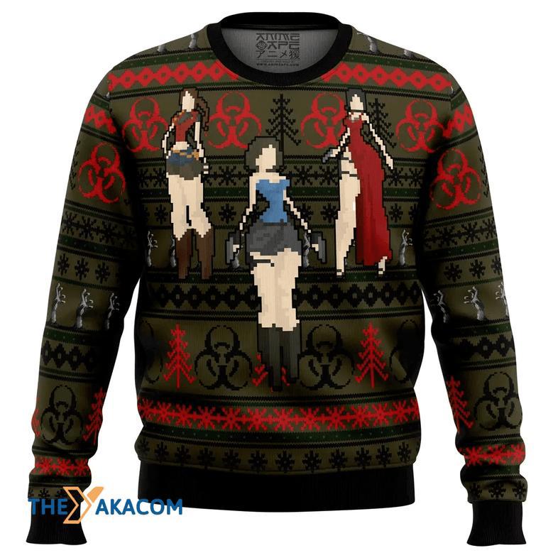 Resident Evil Gift For Fan Anime Christmas Ugly Sweater