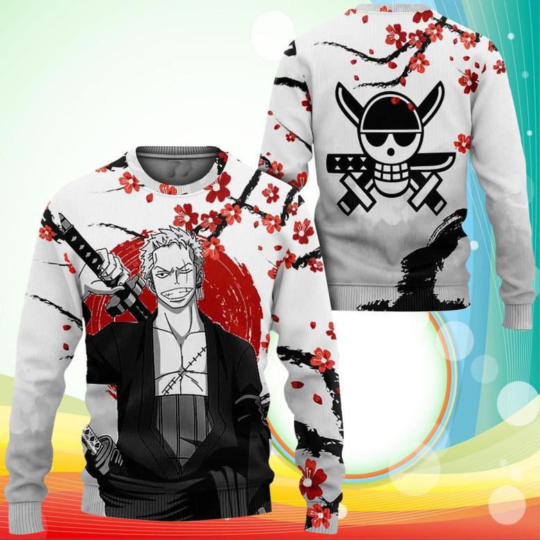 Roronoa Zoro Sweatshirt Japan Style Anime One Piece Merch