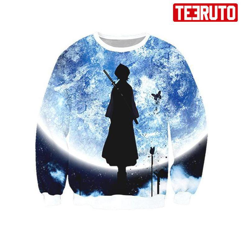 Rukia Looking To The Moon - Bleach Anime Sweatshirt