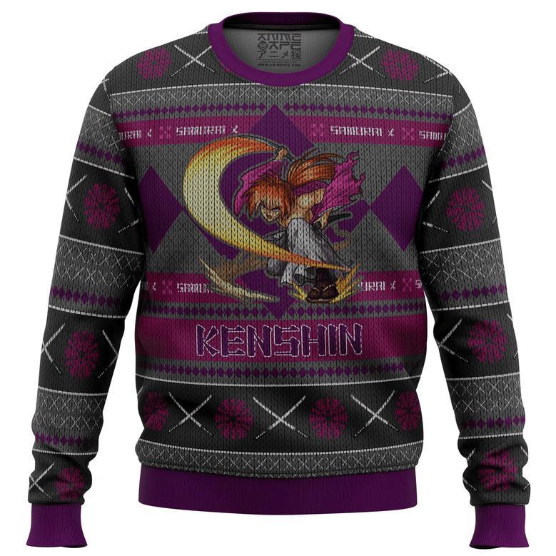 Rurouni Keshin Battousai Samurai X Ugly Christmas Sweater