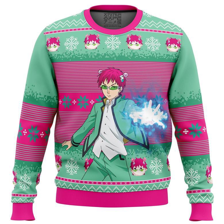 Saiki K The Disastrous Life of Saiki K Ugly Christmas Sweater