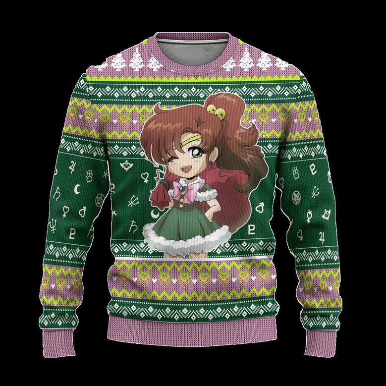 Sailor Jupiter Ugly Christmas Sweatshirt Sailor Moon Anime Xmas Gift