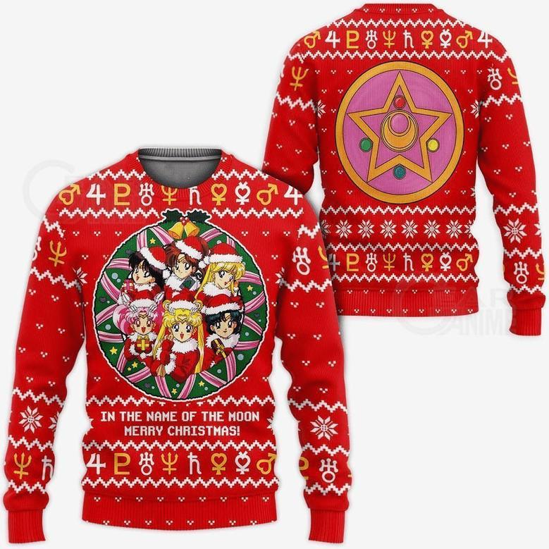 Sailor Moon Anime Ugly Sweater Gifts