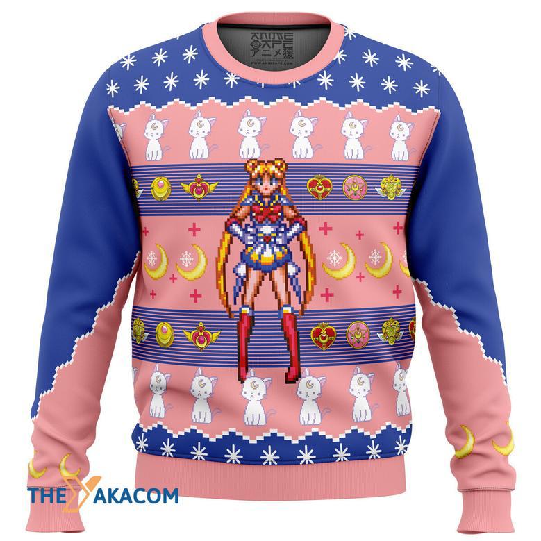 Sailor Moon Gift For Fan Anime Christmas Ugly Sweater