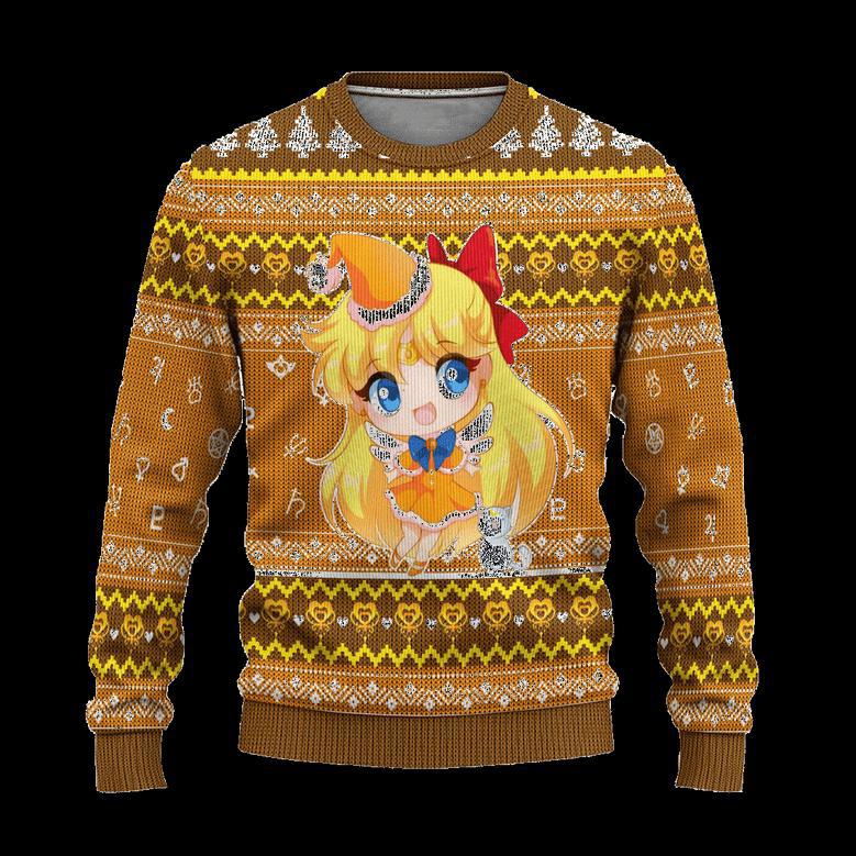 Sailor Venus Ugly Christmas Sweatshirt Sailor Moon Anime Xmas Gift