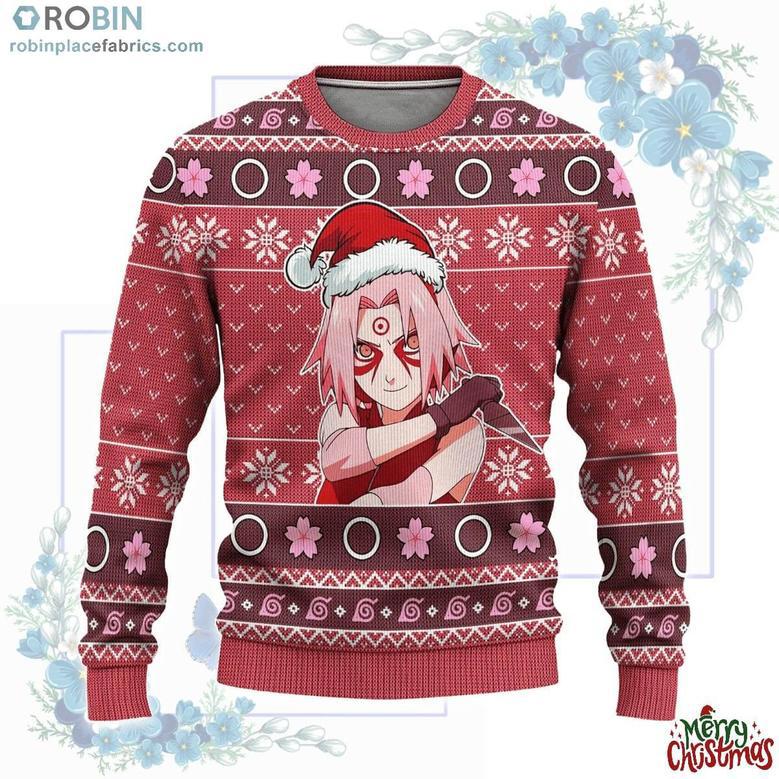 Sakura Ugly Christmas Sweater Sage Mode Naruto Anime