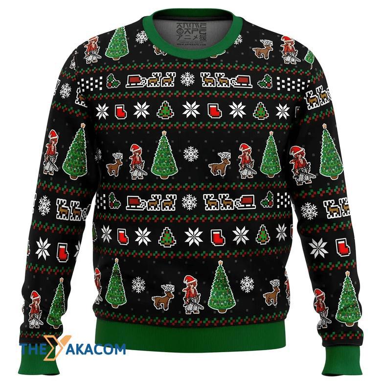 Samurai X Christmas Tree Custom Gift For Fan Anime Christmas Ugly Sweater