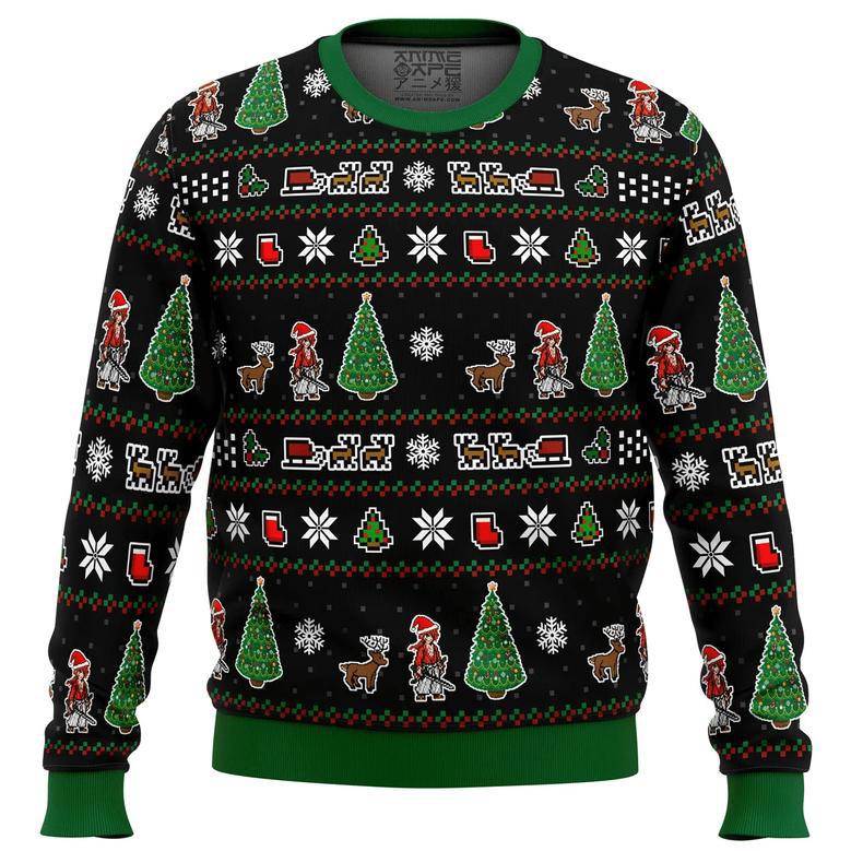 Samurai X Christmas Tree Ugly Christmas Sweater