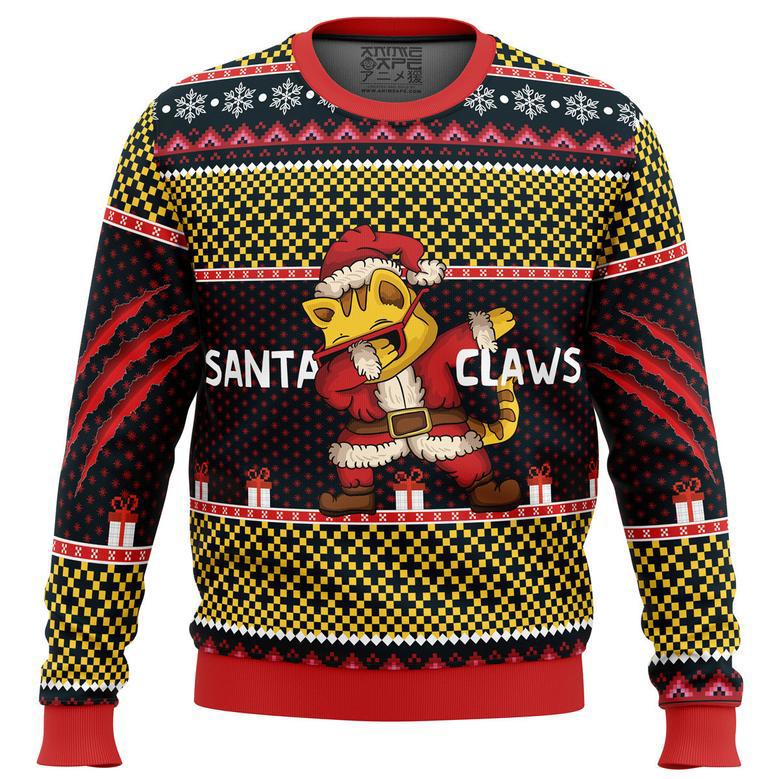 Santa Claws Ugly Christmas Sweater