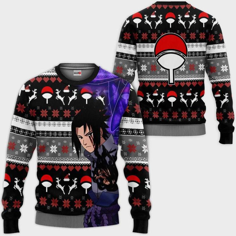 Sasuke Susanoo Ugly Christmas Sweater Custom Anime