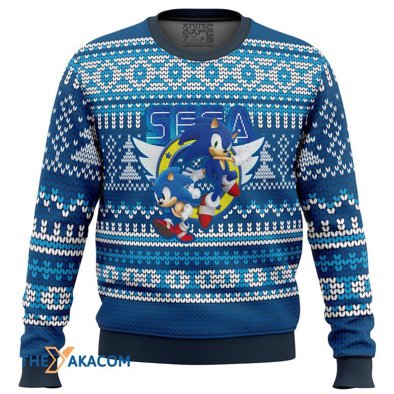 Sega Gift For Fan Anime Christmas Ugly Sweater