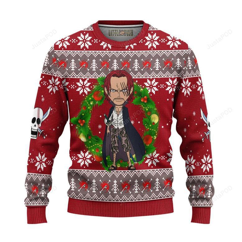 Shanks One Piece Anime Ugly Christmas Sweater