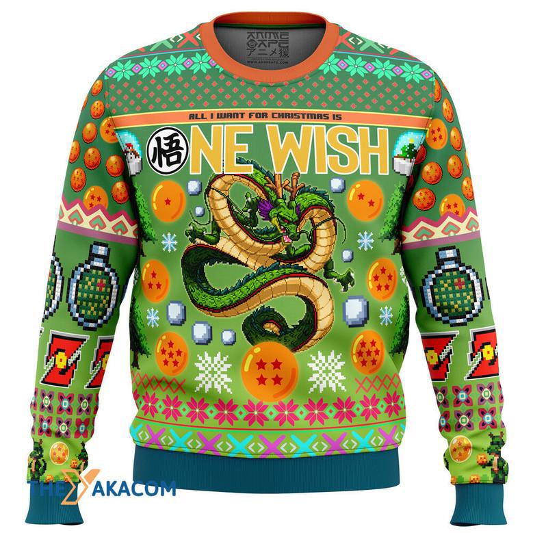 Shenron Dragon Ball Z Gift For Fan Anime Christmas Ugly Sweater