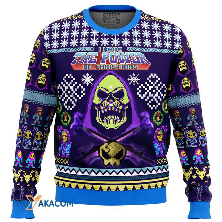 Skeletor Masters of the Universe Gift For Fan Anime Christmas Ugly Sweater