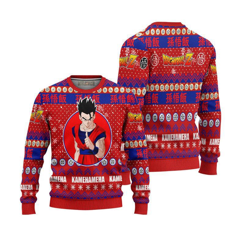 Son Gohan Dragon Ball Z Ugly Christmas Sweater