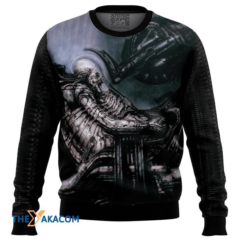 Space Jockey Gift For Fan Anime Christmas Ugly Sweater