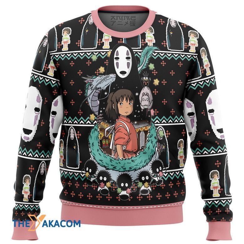 SPIRITED AWAY Avatar Gift For Fan Anime Christmas Ugly Sweater