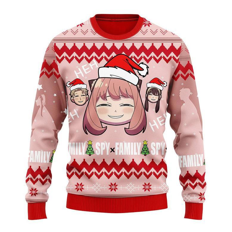 Spy X Family Anya Ugly Christmas Sweater Anime Xmas Gift